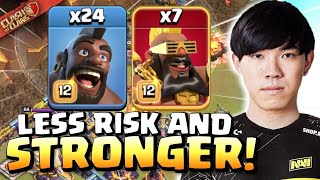 KLAUS shows SMARTER Twin Hog attack (with less RISK and MORE HOGS!) Clash of Clans
