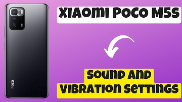Xiaomi POCO M5s Sound And Vibration Settings || Enable/Disable Vibration