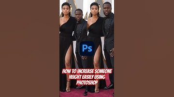 How to increase someone height easily using Photoshop #tutorial #photoshoptutorial #usa #stepbystep