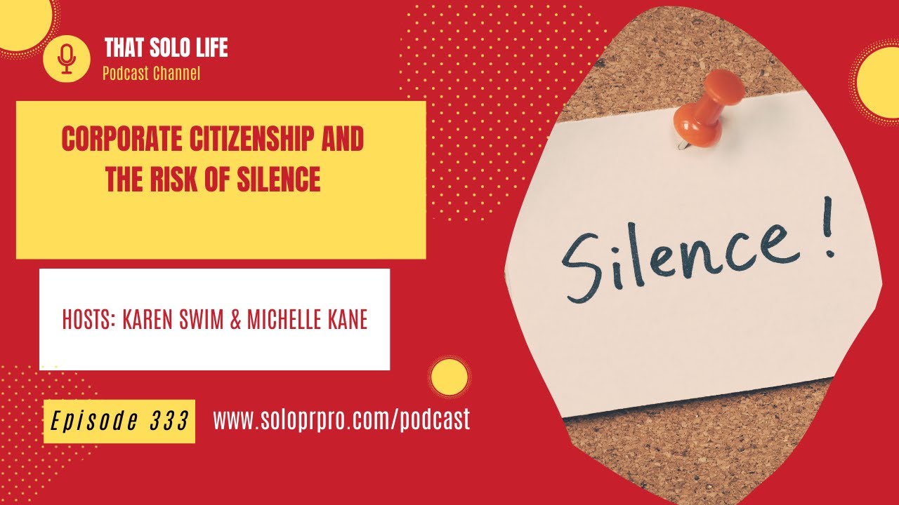 Silence and Corporate Citizenship Silence and Corporate Citizenship