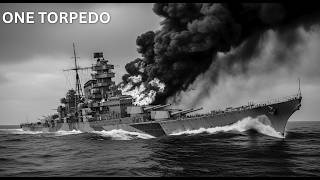 One British Submarine, One Torpedo, and the End of a German Super-Ship