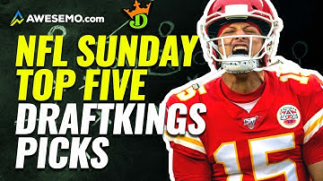 DraftKings NFL DFS Picks: Top-5 Sunday NFL Wild Card Playoffs Daily Fantasy Football Lineup Picks