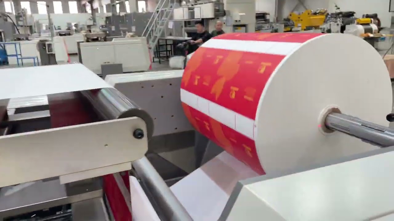 200pcs/min Updated A400 Twisted Handle PaperBag Machine/Roll Feeding New Technical MoreIntelligent