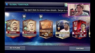 FIFA Mobile BACK to BACK TOURIST PULLS!!! NEW OP STRIKER PACKED!?! | FIFA Mobile iOS / Android | BGS