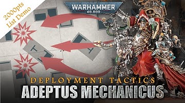 ADEPTUS MECHANICUS (AD MECH) Deployment Tactics Demo 2000pts Tier List Warhammer 40K