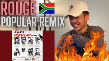 Rouge - Popular Remix AMERICAN REACTION! South African Music 🇿🇦🔥 *NEW WAVE ARTISTS SOUTH AFRICA 🔥😳*