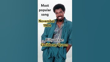 Thumbnail of Most popular song 1984: Billy Ocean - Caribbean Queen #billyocean #singer #80smusic #80s #malesinger