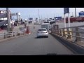 Calais Ferry Port - from ferry to motorway
