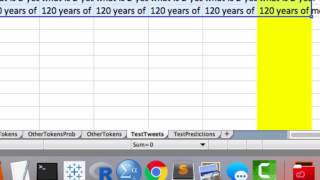 Naïve Bayes "by hand" in Excel - validation part 1