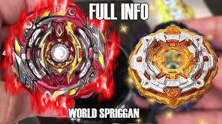 FULL INFO WORLD SPRIGGAN - WORLD SPRIGGAN  BREAKDOWN NEWS BEYBLADE BURST SPARKING