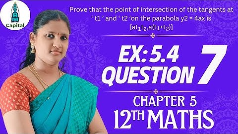 Exercise 5.4 Question 7 Class12 Maths Chapter 5 Exercise 5.4 7th Sum 2D Analytical Geometry Ex5.4 q7
