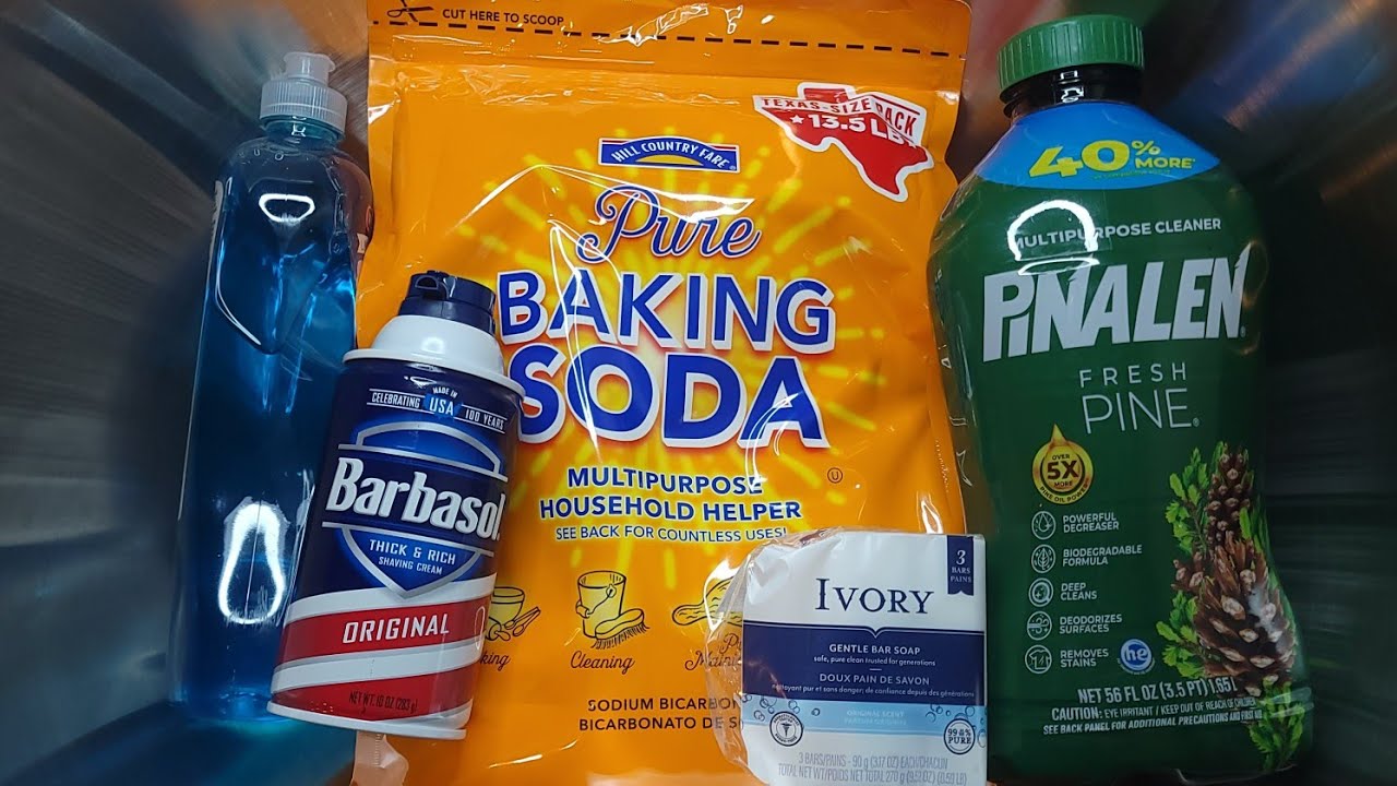 Winter Wonderland! "Snow"(shaving cream and baking soda), Pinalen and Dish Soap! YouTube