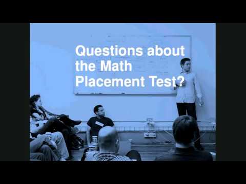 Placement Exam Webinar