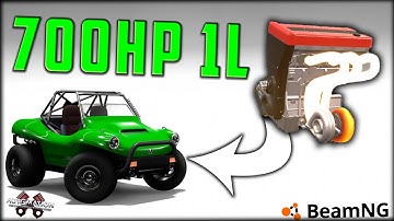 Building The Highest HP 1L Engine!! Automation - BeamNG