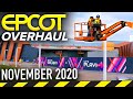 EPCOT CONSTRUCTION SPEEDS UP! 🚧 - November 2020 Progress Update