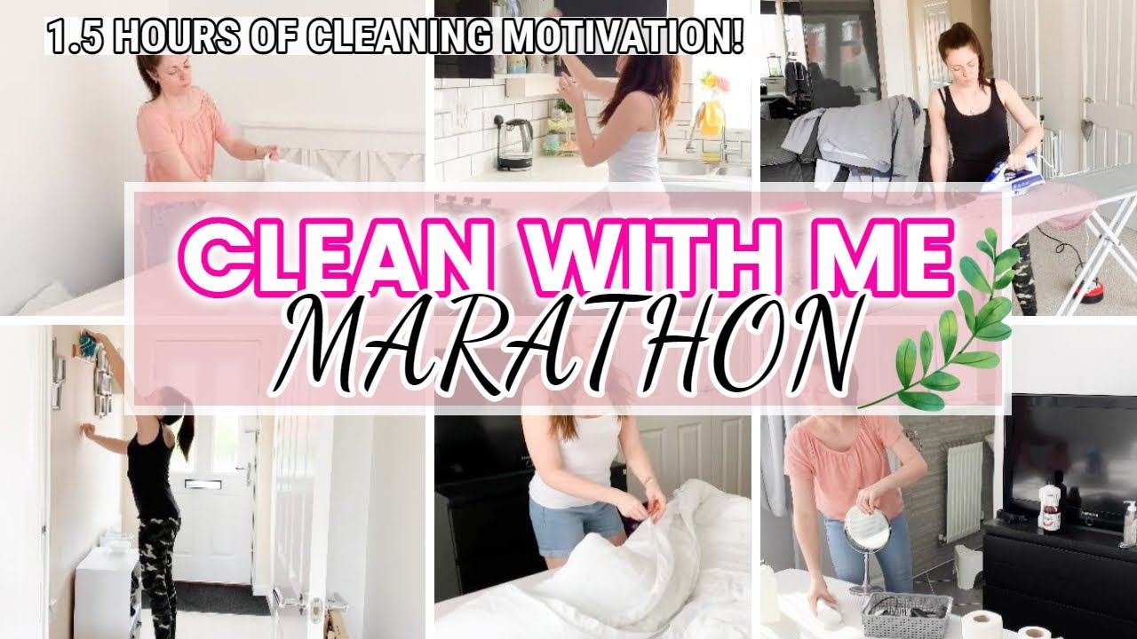 2021 CLEAN WITH ME MARATHON | 1.5 HOURS OF EXTREME CLEANING MOTIVATION ...