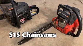 Will They Run? Two Craftsman Chainsaw Will Not Start  Fixed