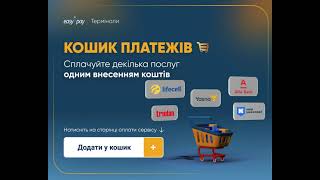 Інструкція з користування функцією «Кошик» в терміналах EasyPay.