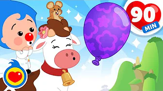 Tengo Un Globito Violeta 🎈💜 Y Más Canciones Infantiles Clásicas (90 Min) | Plim Plim