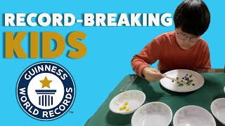 KIDS breaking world records! | Episode 1