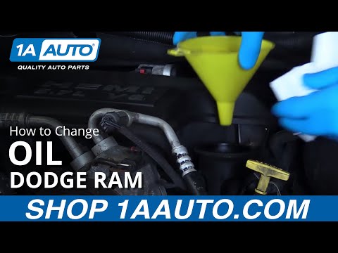 How to Change Oil 02-08 Dodge Ram 1500 5.7L Hemi