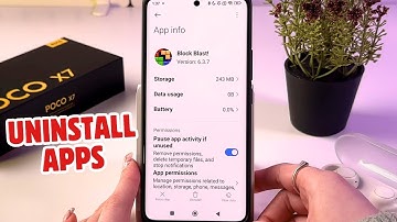How to Uninstall Apps on POCO X7