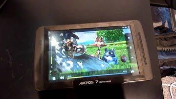 Archos 70 Internet Tablet Hands On - English