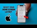 How to reset home screen layout on iPhone (2026)