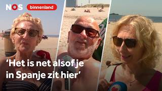 Thumbnail for Van strandgangers tot harde werkers: Nederland geniet van zomers weer