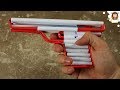 How to make a simple airsoft gun  paper pistol