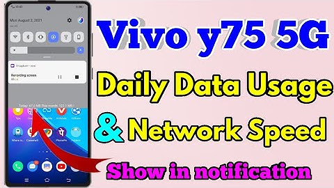 Vivo y75 5g Network Speed Setting | Vivo y75 5g Internet Speed Meter