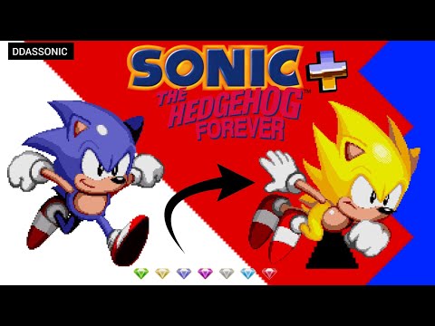 Sonic The Hedgehog Forever - Sonic Alone - New Game + 