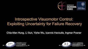 Introspective Visuomotor Control: Exploiting Uncertainty in Visuomotor Control for Failure Recovery