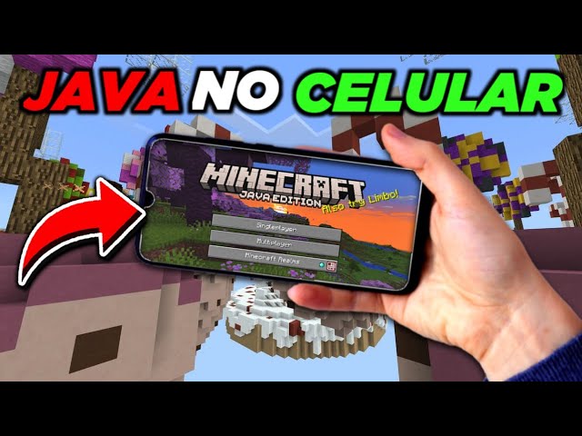 🤯 DESCOBRI COMO JOGAR MINECRAFT JAVA NO CELULAR 