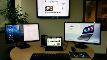 ASUS T100 10" Windows Tablet Turned into a Multi-Monitor Workstation