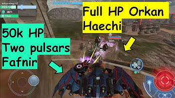 50% Damaged Pulsar Fafnir vs newly spawn Orkan Haechi