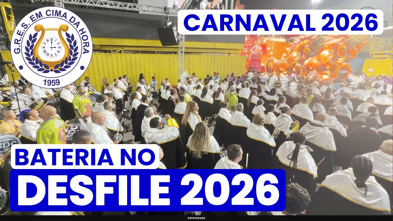 EM CIMA DA HORA 2026 - 4K | DESFILE OFICIAL | SAMBA AO VIVO #DESFILESP26 #SERIEOURO26