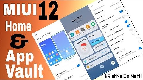 Miui Home & App Vault Poco X2 MIUI 12.5.1.0 Global