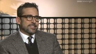 NEWSNIGHT: Anchorman 2 star Steve Carell on why the news makes such good comedy