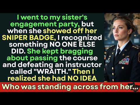 My Sister Flaunted Her Sniper Badge — She Didn't Know I Was the Instructor Who Failed Her Twice