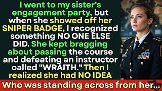My Sister Flaunted Her Sniper Badge — She Didn't Know I Was the Instructor Who Failed Her Twice