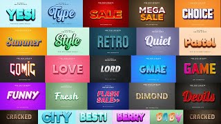 50 3D Text Effect in PSD Photoshop Tutorial Part 37 50 3D Text Effect in PSD Photoshop Tutorial Part 37
