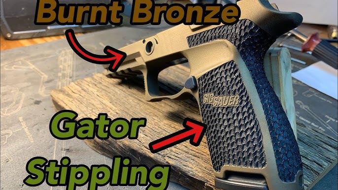 Cutting the perfect border on your polymer pistol 