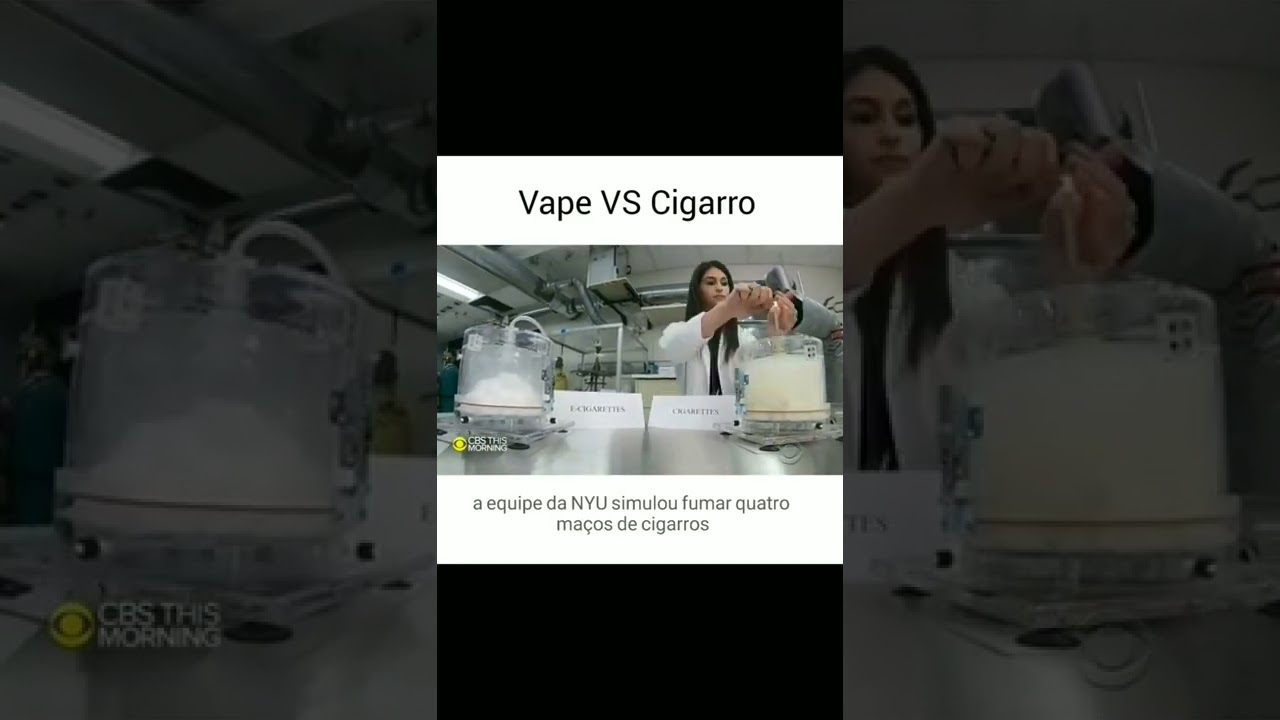 Busque informações coerentes! Vape X Cigarro
