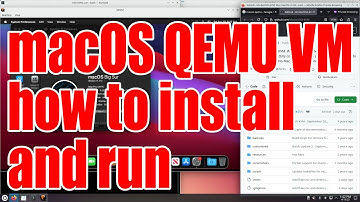 macOS how to install and run in QEMU VM on Linux tutorial - April 2025 - a8bc48bf