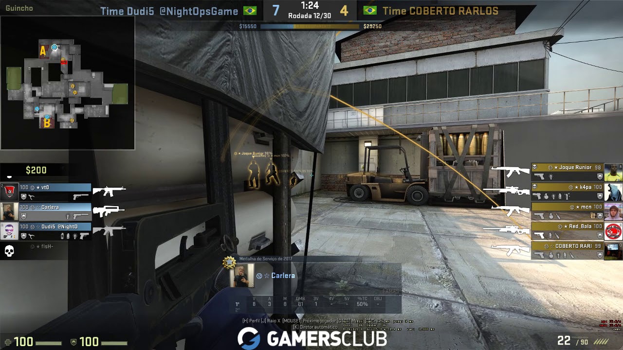 5k na Ranked Open da GC - Mapa Cache - YouTube