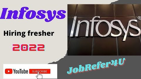 Infosys freshers job 2022 | Infosys freshers recruitment | Campus drive 2022  #jobrefer4u #infosys