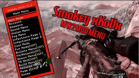 Best Free MW2 TU8 Smokey xKoVx Beta Mod Menu [JTAG/RGH] + Download