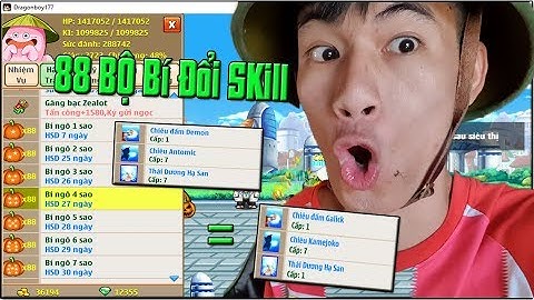 Đổi Skill Kame Cho Đệ Octiiu957..Gọi Rồng ƯỚC 1TR Sức Đánh ..Phá Đảo Sự Kiện HALLOWEEN Cùng 88 Bộ Bí
