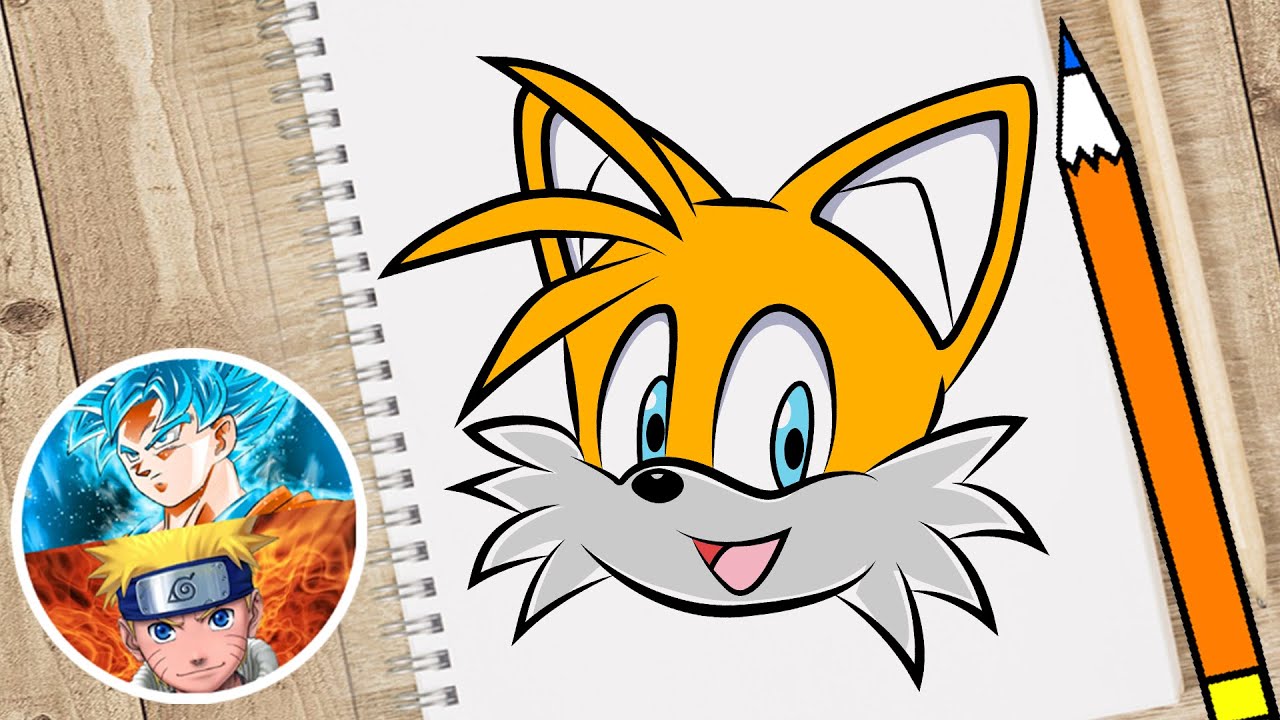 COMO DESENHAR O TAILS PASSO A PASSO #1